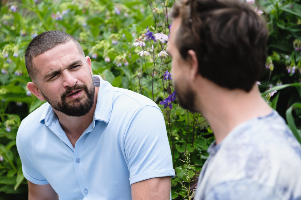 Corporate marketing photography - image from a series capturing a range of emotions for the charity Action on Addiction
