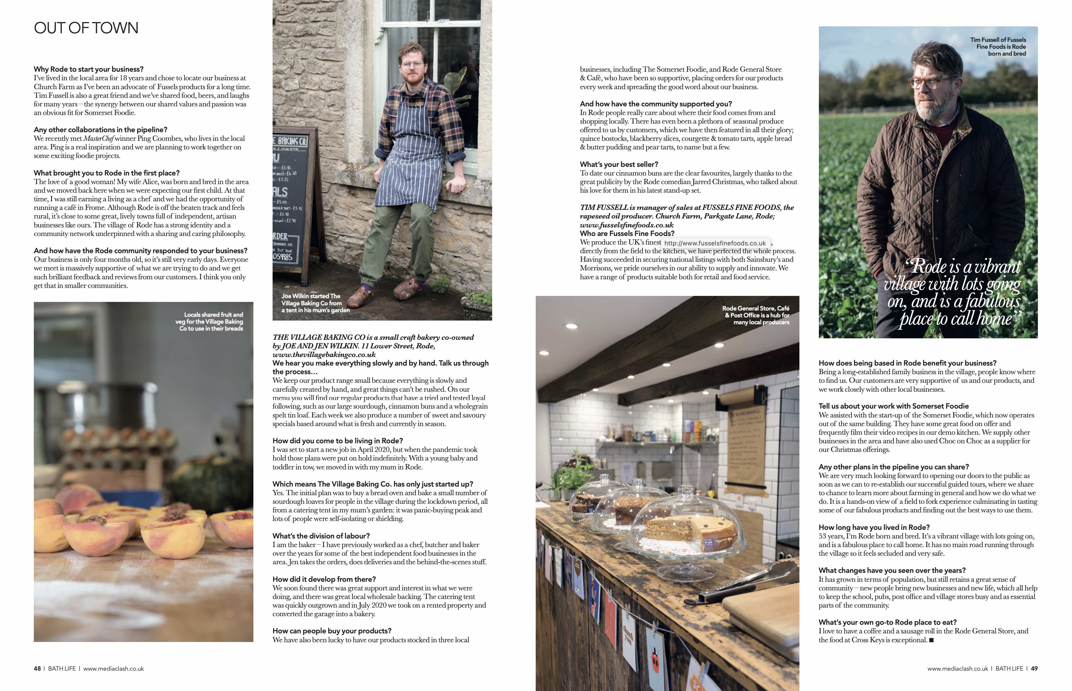 Bath Life Feature - the Foodie Rode Trip with photos by Nick Cole Photography