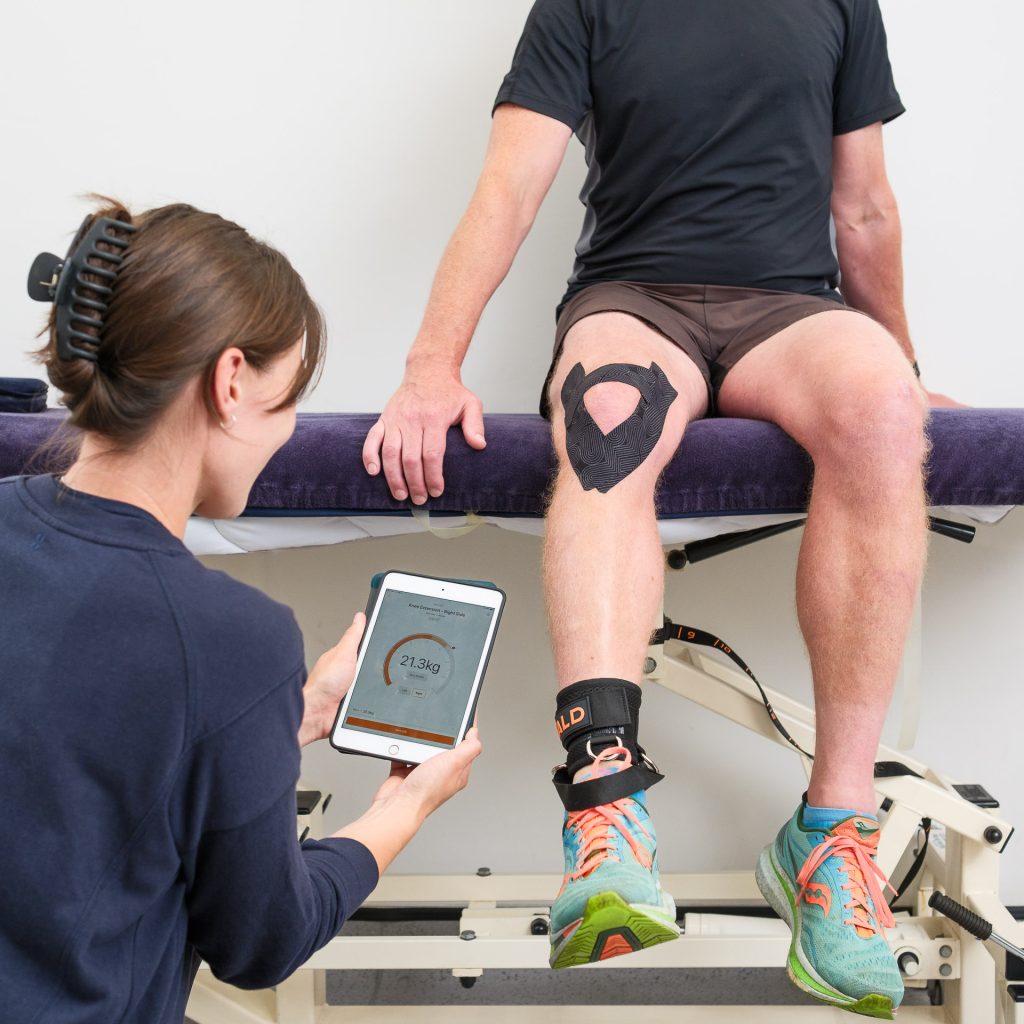 Physiotherapy treatment at The Pure Practice Bath with male client