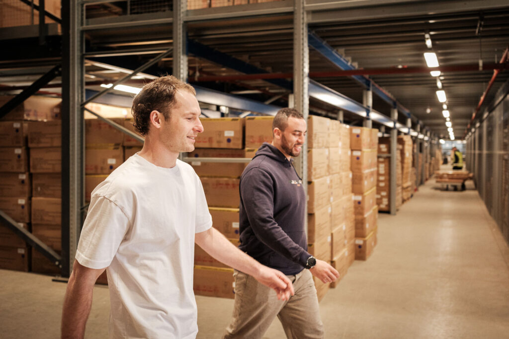 Natural business storytelling photography captured at Furniturebox headquarters